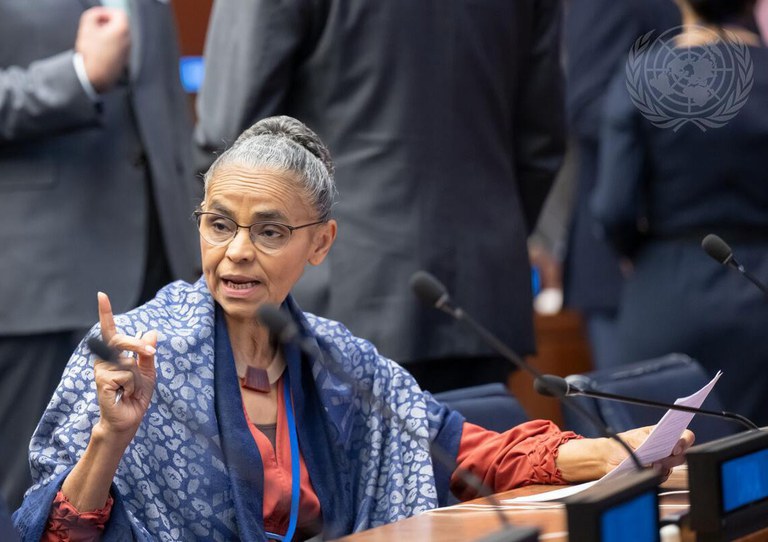 Marina Silva anuncia na ONU correção da meta climática brasileira